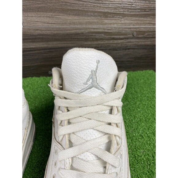RARE?‎ Nike Air Jordan 3 III Retro 25th Anniversary Met Silver 398613-102 Sz 8 main image 4